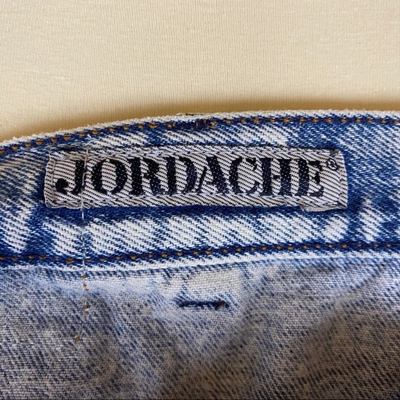 Vintage Jordache Acid Wash High Waist Denim Pencil Skirt - Picture 8 of 14